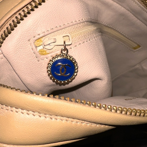 Chanel Quilted Tassel Camera Case Bag / shoulder bag color beige/tan
was $1495 - Picture 13 of 16